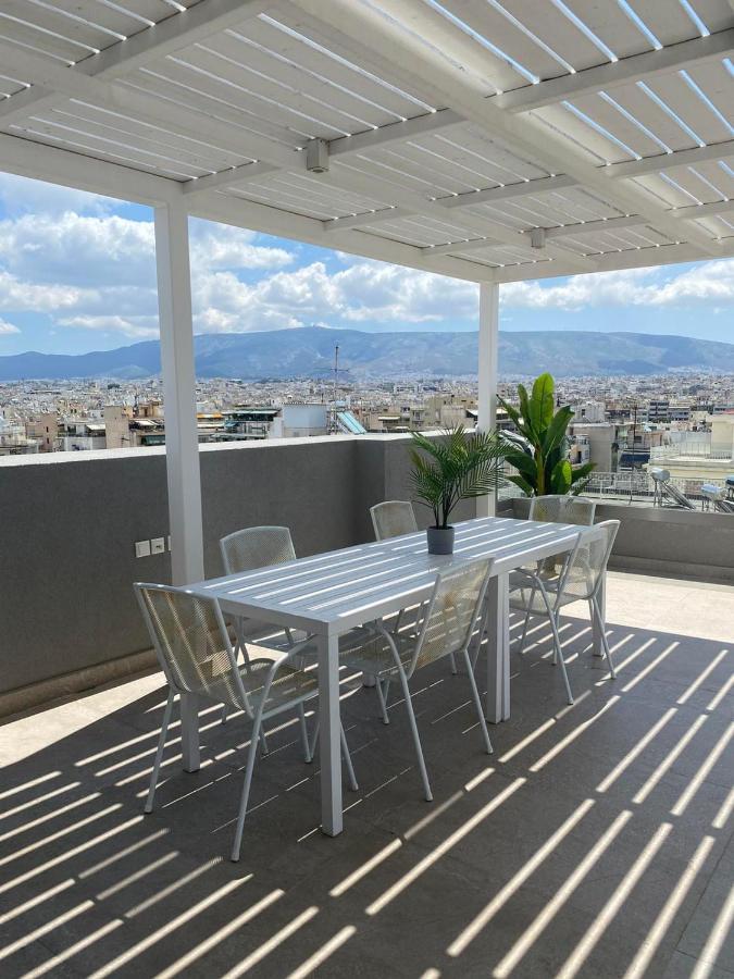 New 2Bd Aprt With Shared Rooftop Pool E2 Athén Kültér fotó