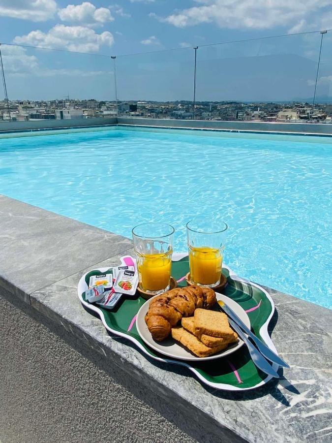 New 2Bd Aprt With Shared Rooftop Pool E2 Athén Kültér fotó